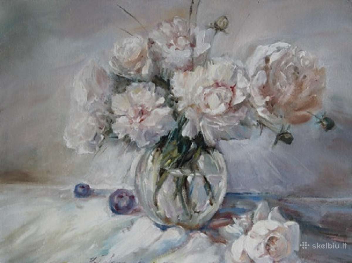 Paveikslas Gėlės Bijūnai - nuotraukos Nr. 9