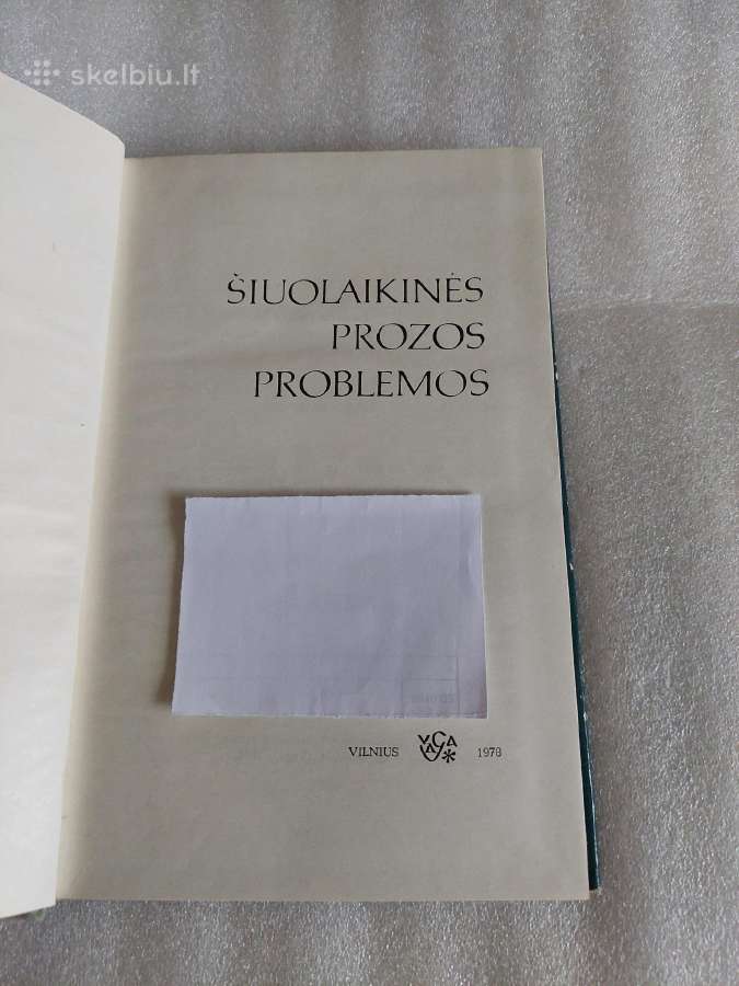 Šiuolaikinės prozos problemos - nuotraukos Nr. 2