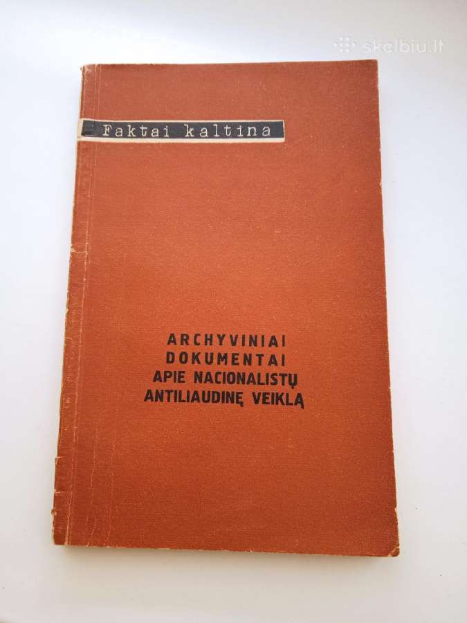 Knygos iš serijos "Faktai kaltina" - nuotraukos Nr. 6