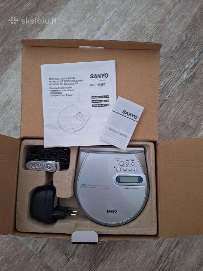 Sanyo CD ausinukas plejeris - nuotraukos Nr. 2