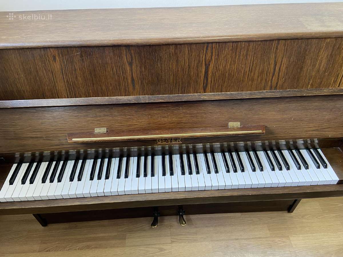 Parduodamas Vokiškas pianinas Geyer - nuotraukos Nr. 4