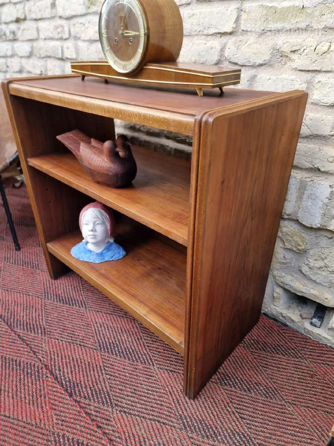 Vintažinė mid century riešutmedžio lentyna - nuotraukos Nr. 15