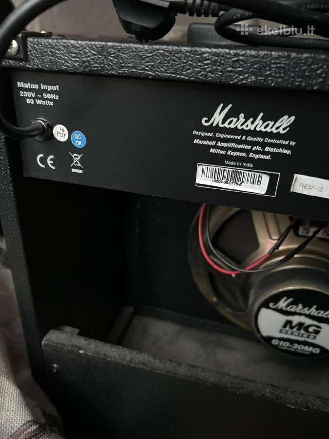 Gitaros kubas Marshall Mg 30 Dfx - nuotraukos Nr. 8