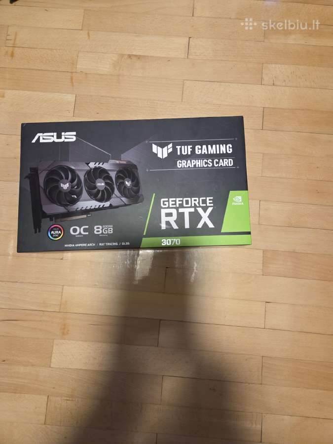 Parduodu vaizdo plokšte Asus Tuf Rtx 3070