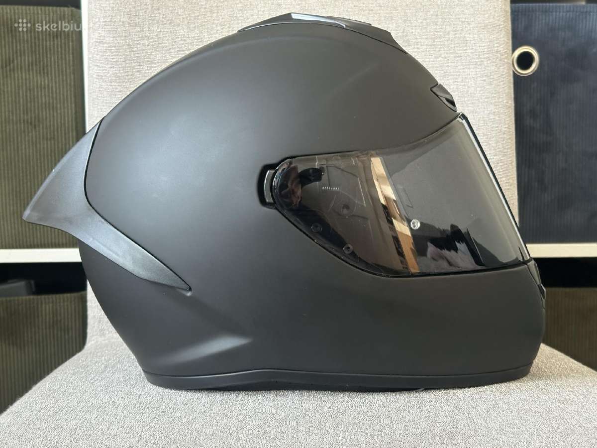 Motociklo šalmas Dexter Black Mat M ir L Dydžiai - nuotraukos Nr. 3
