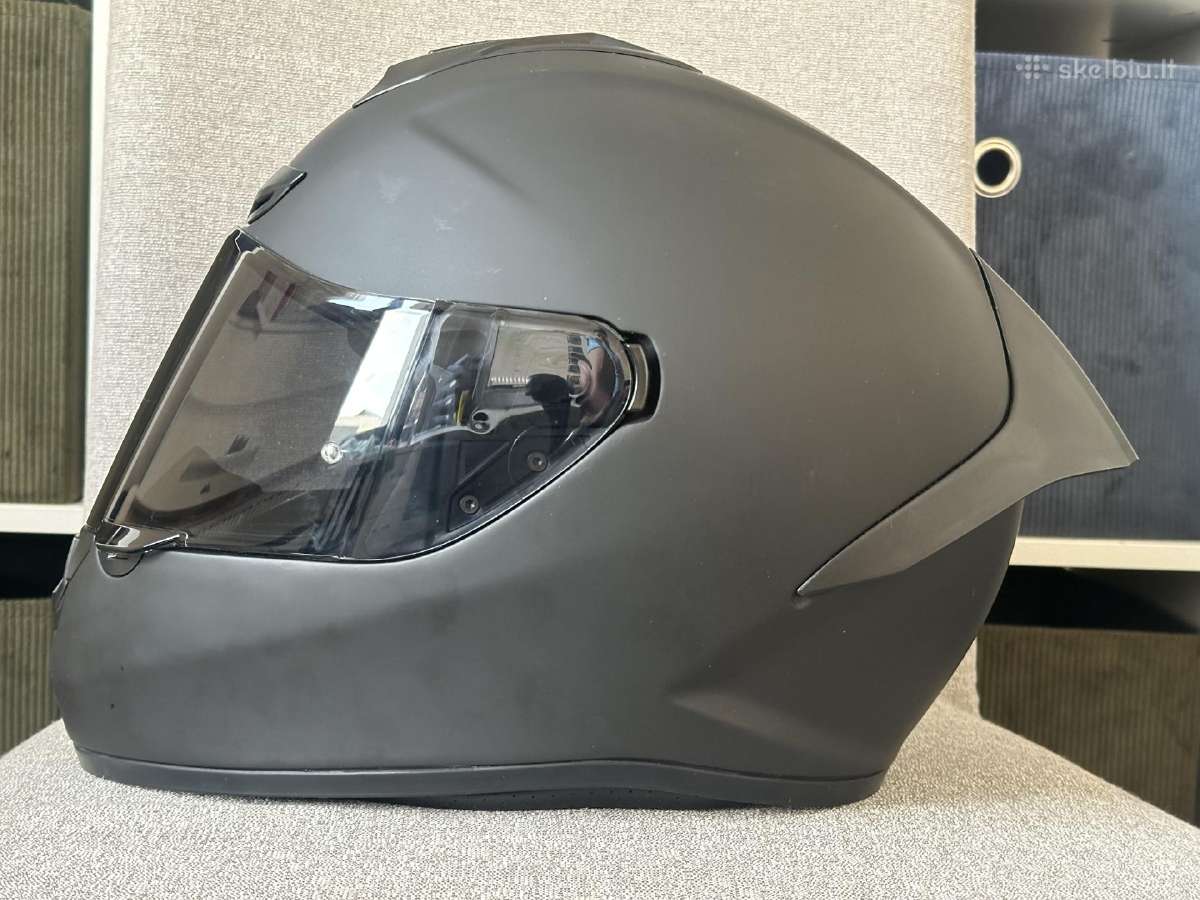 Motociklo šalmas Dexter Black Mat M ir L Dydžiai - nuotraukos Nr. 4