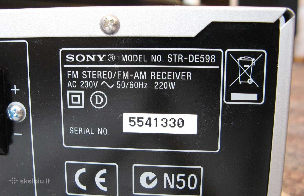 Sony Str-de598 - nuotraukos Nr. 2