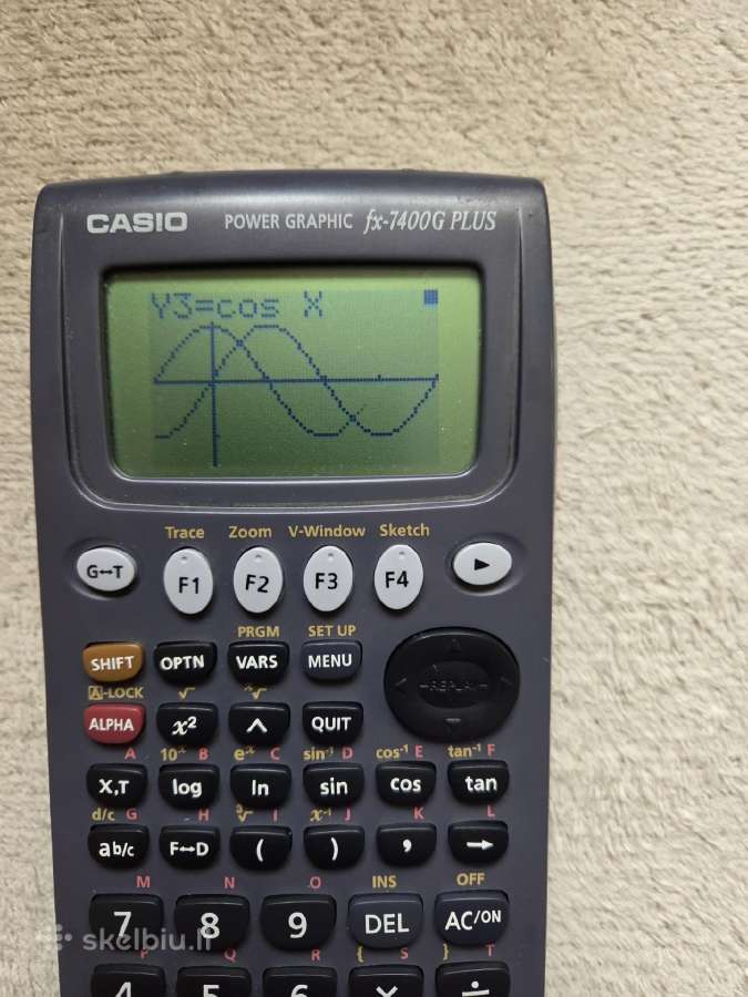 Casio Fx-7400g Plus grafinis skaičiuotuvas - nuotraukos Nr. 2