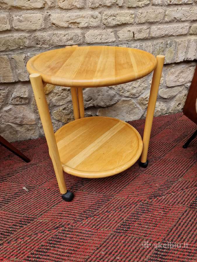 Vintažinis mid century serviravimo staliukas