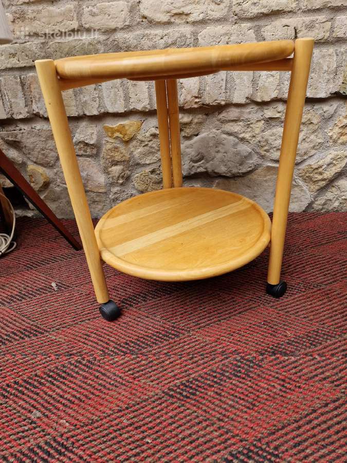 Vintažinis mid century serviravimo staliukas - nuotraukos Nr. 4
