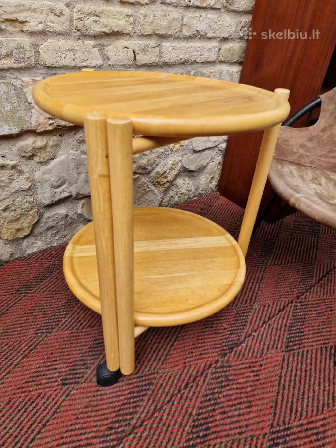 Vintažinis mid century serviravimo staliukas - nuotraukos Nr. 5