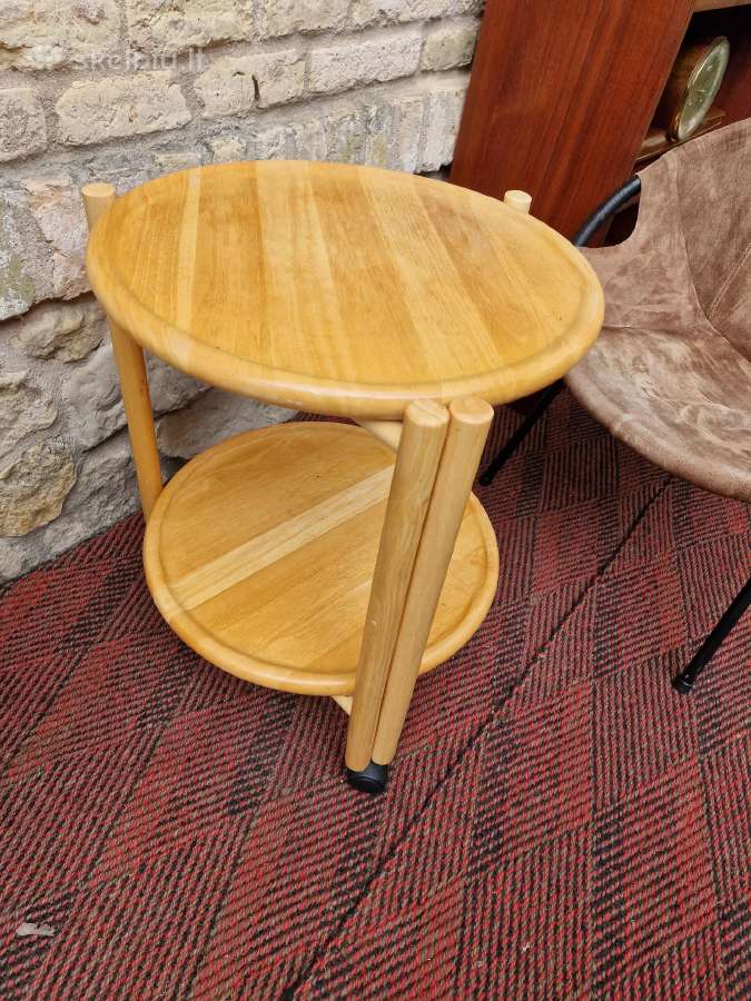 Vintažinis mid century serviravimo staliukas - nuotraukos Nr. 9