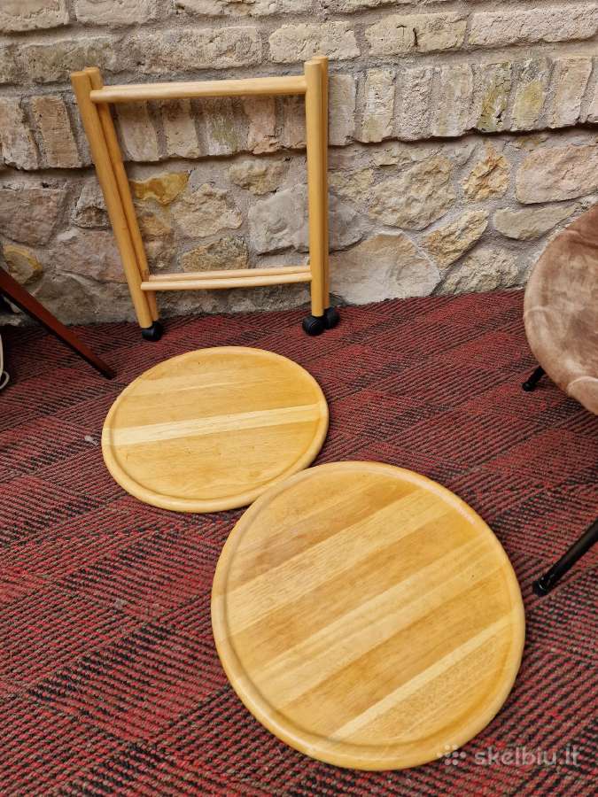 Vintažinis mid century serviravimo staliukas - nuotraukos Nr. 15