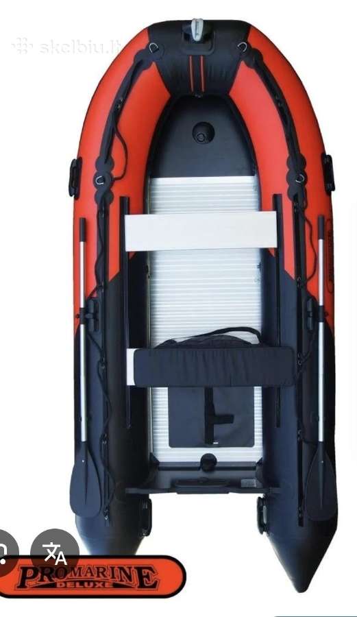 Parduodu pripučiamą valtį Pro Marine su įranga