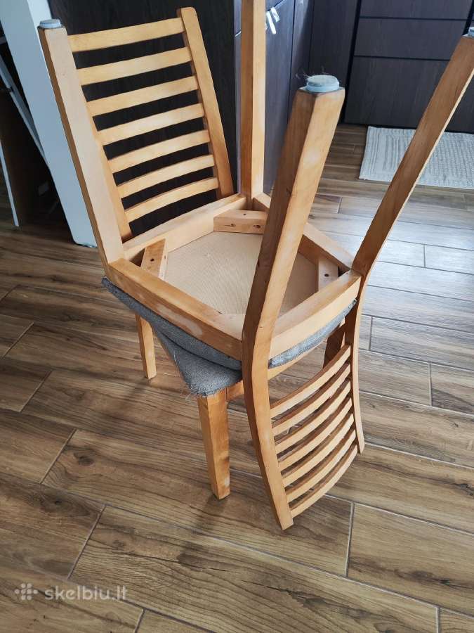 Balinto ąžuolo kėdės - nuotraukos Nr. 4