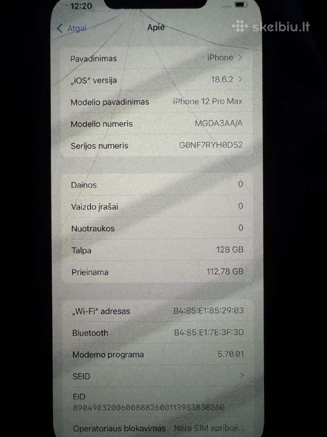 Apple iPhone 12 Pro Max128gb