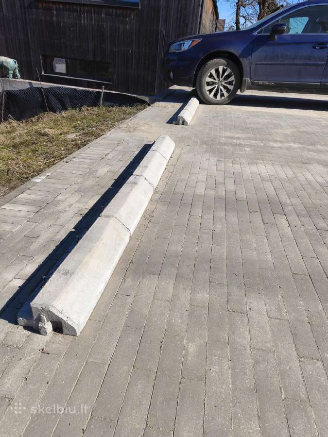 Betoniniai ratų borteliai/atmušėjai