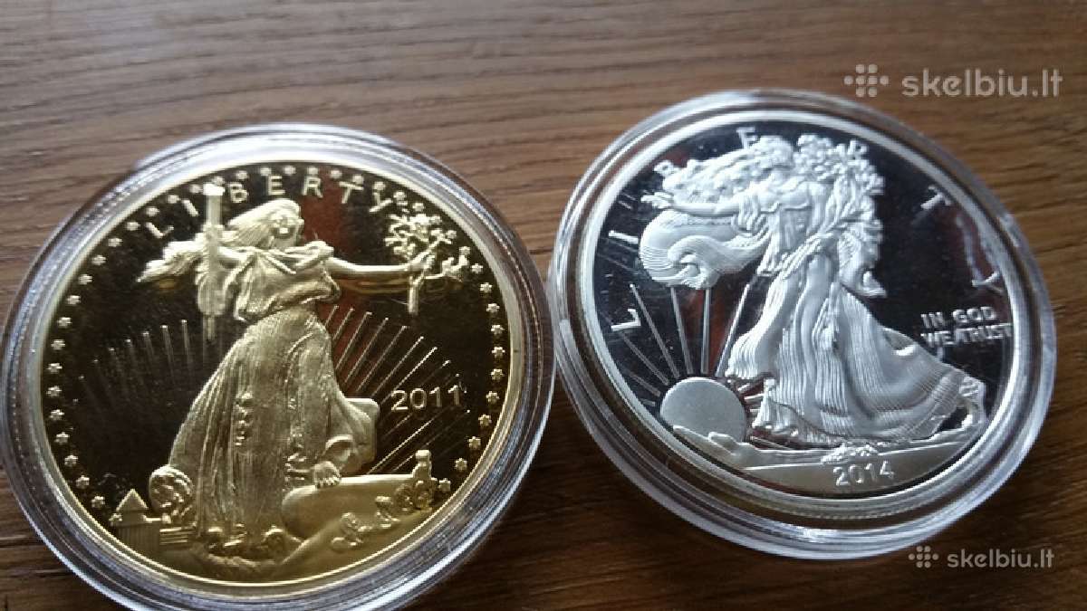 Parduodu gražiu monetų kainos po 5 euru. - nuotraukos Nr. 3