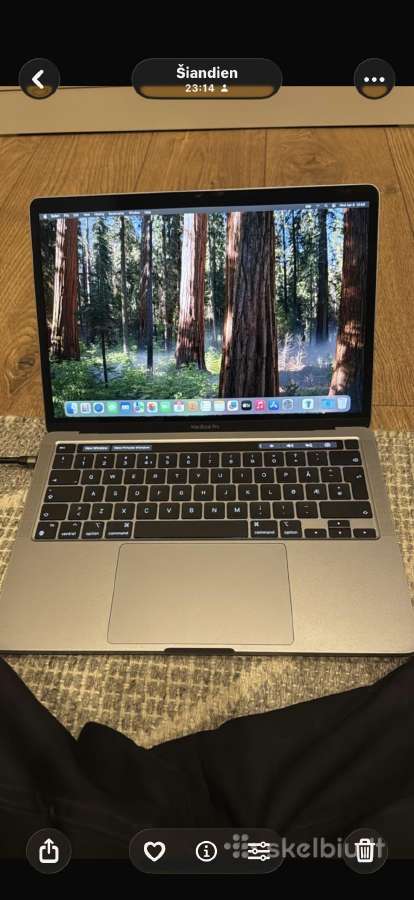 MacBook Pro 2022 , M2 , RAM 8 , 13,3 colio , 512gb