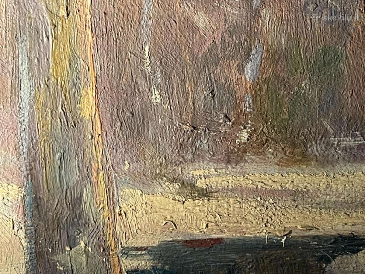 G. Pritchard. Žiemos peizažas su upeliu(1878-1962) - nuotraukos Nr. 4