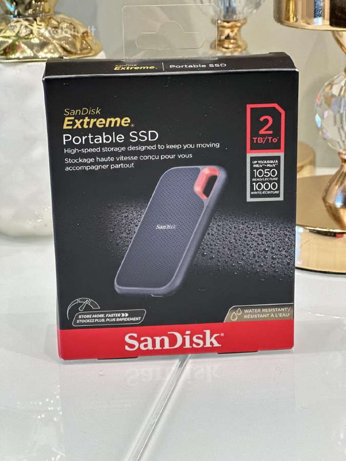 Sandisk Extreme Portable SSD 2tb išorinis diskas.