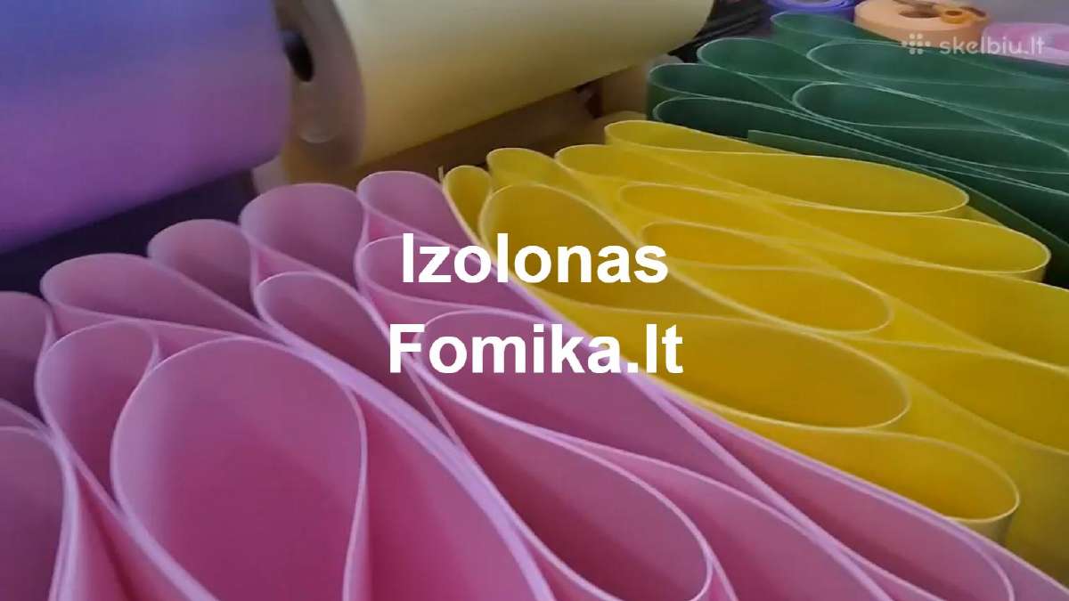 Izolonas - Foamiranas-rankdarbiams