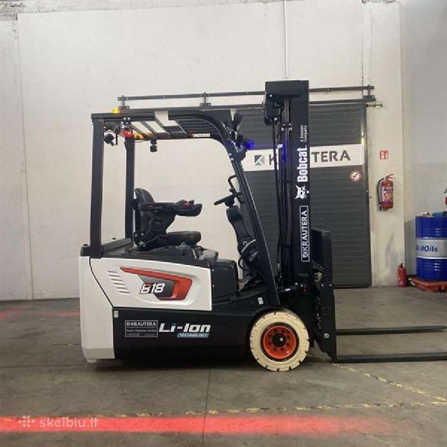 Naujas elektrinis krautuvas Bobcat B18 - nuotraukos Nr. 2