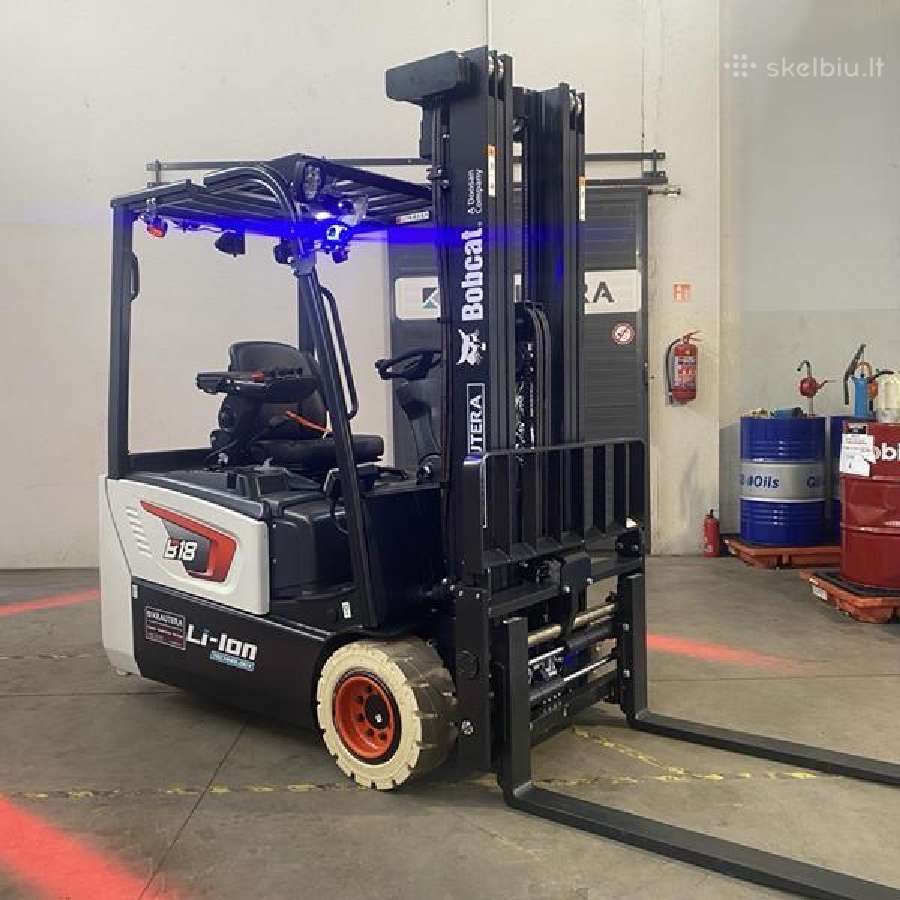 Naujas elektrinis krautuvas Bobcat B18