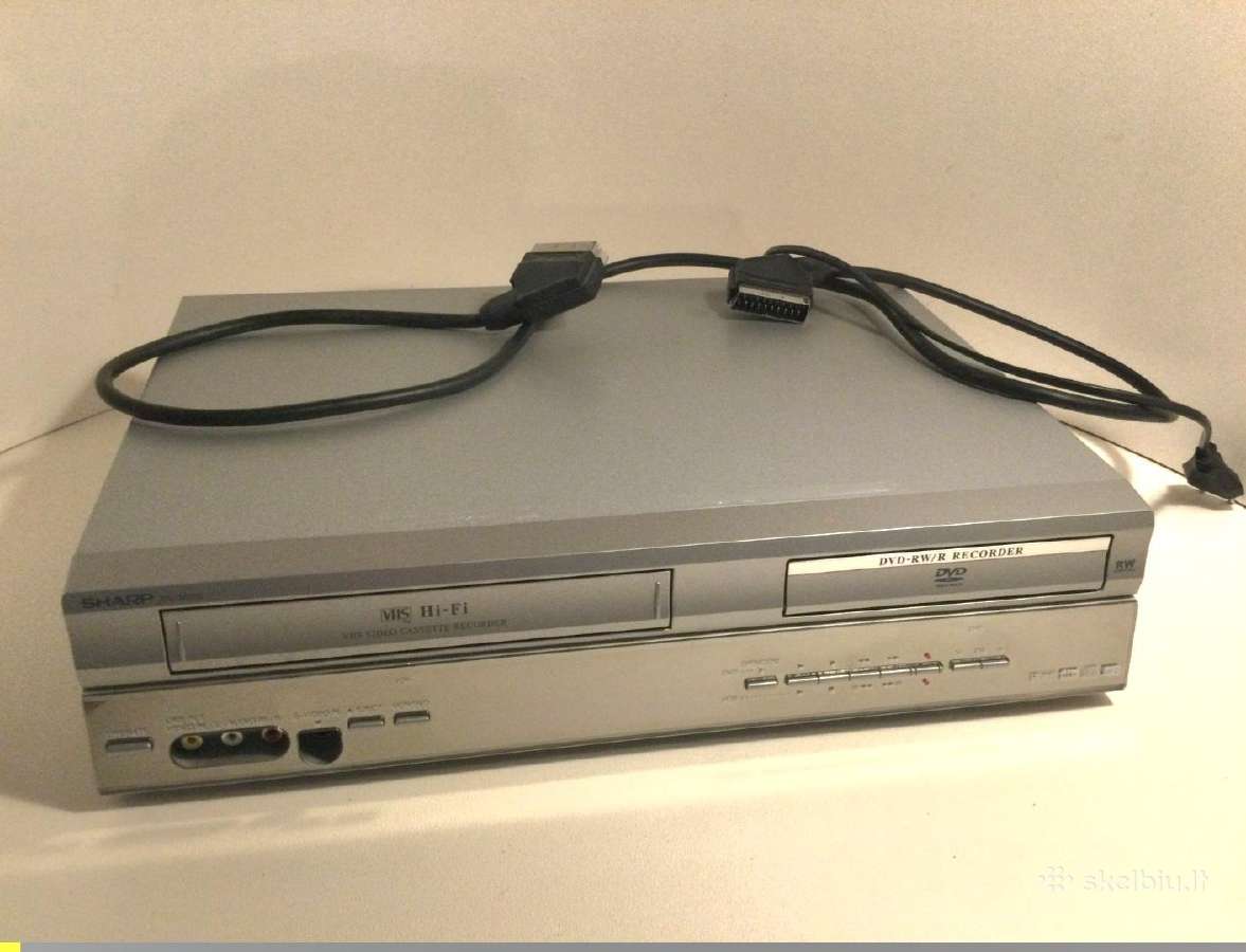 Sharp Dv-rw260s kombinuotas, įrašantis iš vhs įdvd - nuotraukos Nr. 3