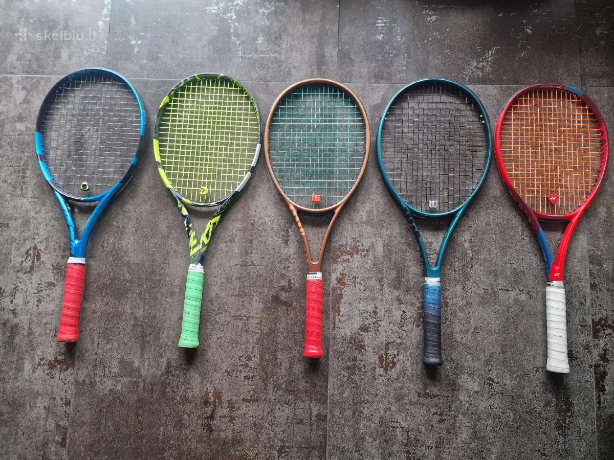 Parduodamos babolat,yonex,wilson