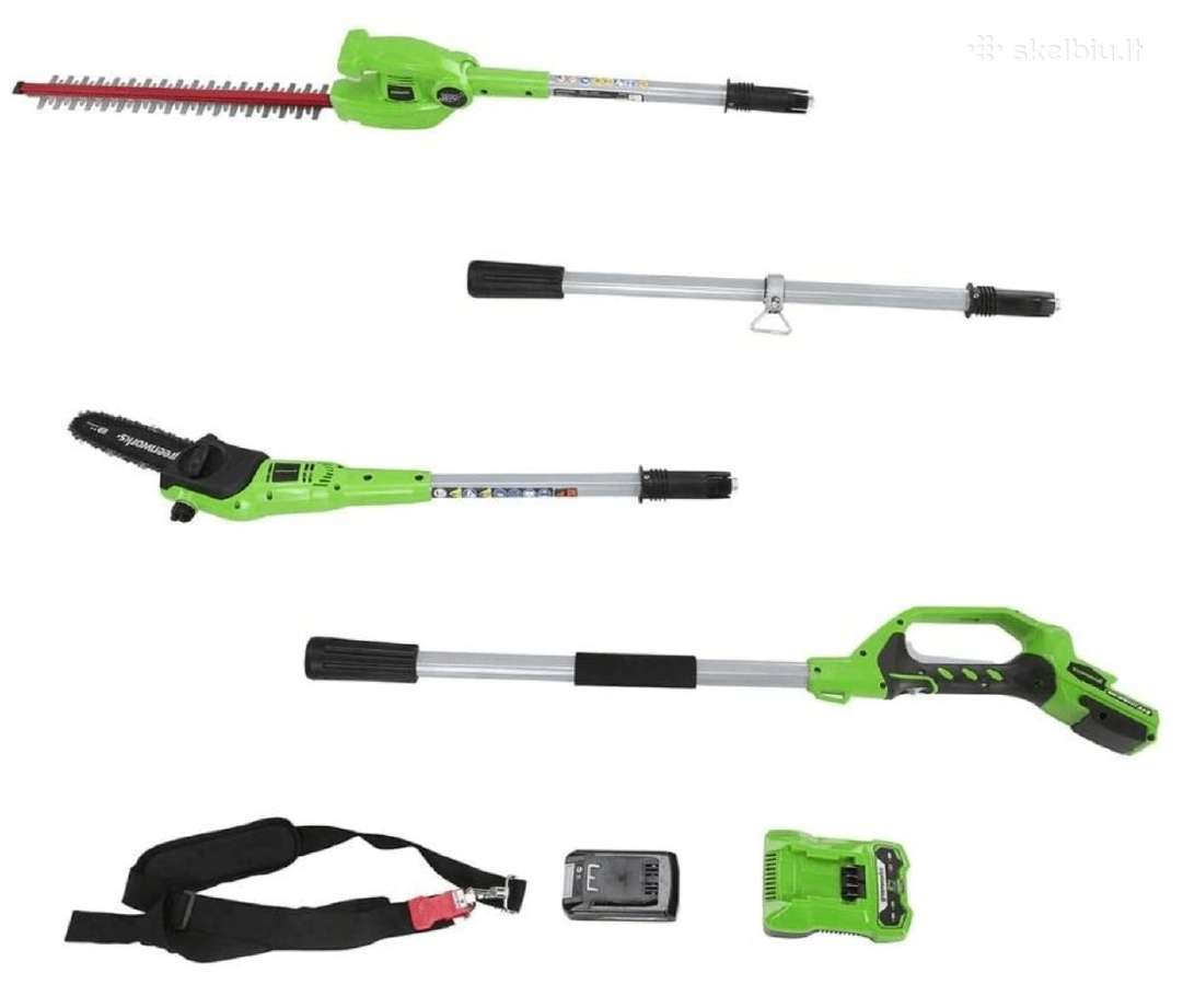 Nauji Greenworks akumuliatoriniai įrankiai - nuotraukos Nr. 2