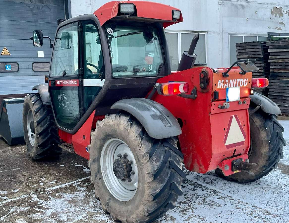 Nuomojamas teleskopinis krautuvas Manitou Mlt735 - nuotraukos Nr. 4