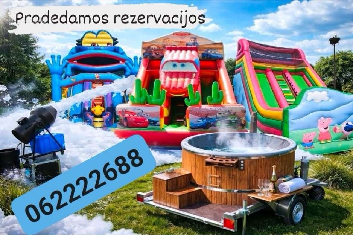 Batutai, kubilo nuoma, putu šou