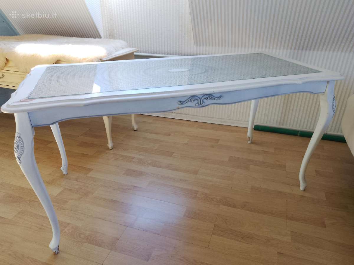 Balta antikvarine komoda - nuotraukos Nr. 9