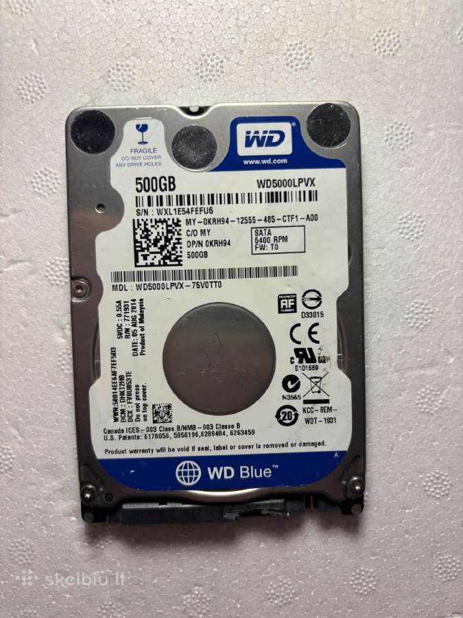 Parduodu HDD, SSD, RAM Kaina derinama. - nuotraukos Nr. 7