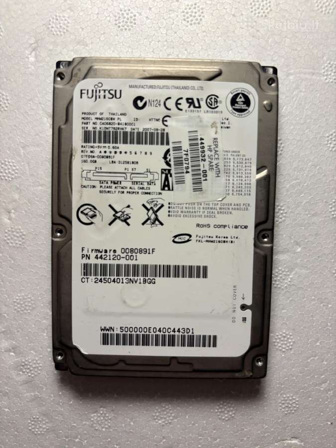 Parduodu HDD, SSD, RAM Kaina derinama. - nuotraukos Nr. 8
