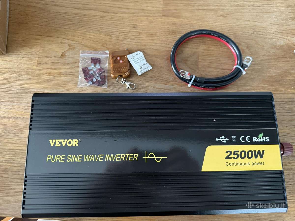 Įtampos keitiklis (inverteris) C 12v Ac 230v, - nuotraukos Nr. 2
