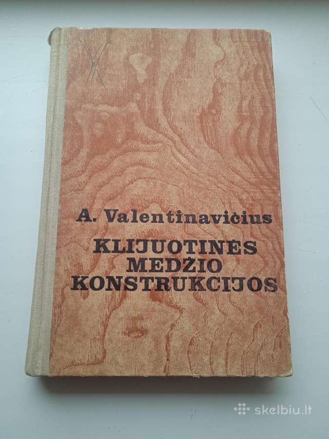 Knyga"klijuotinės medžio konstrukcijos"