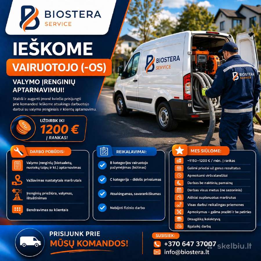 Ieškai papildomo darbo?! Pasiūlymas tau!