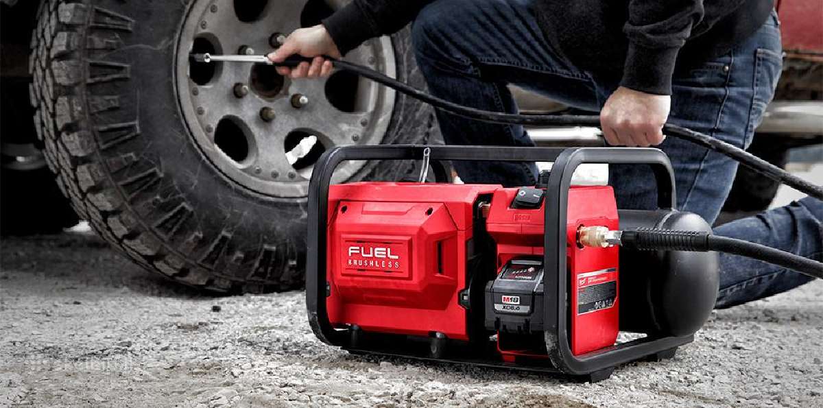 Akumuliatorinis oro kompresorius Milwaukee M18 Fac