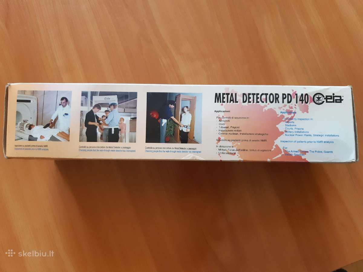 Metalo ieškiklis, detektorius rankinis Pd 140 Ceia - nuotraukos Nr. 4