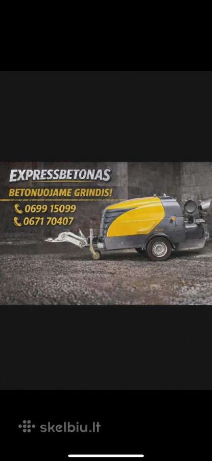 Grindu betonavimas