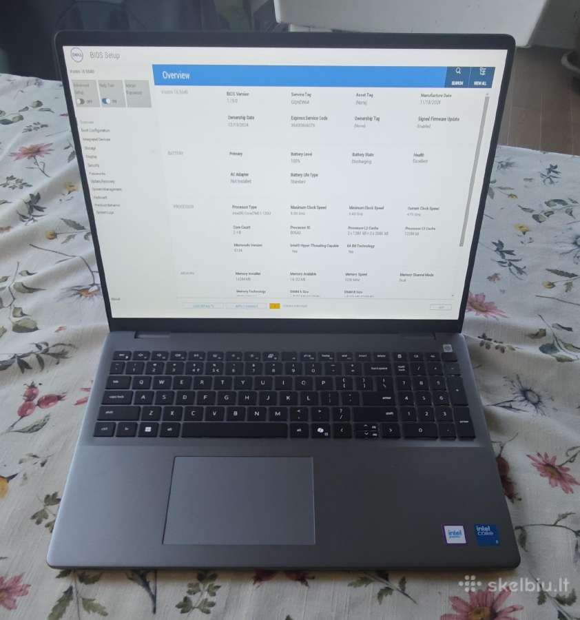 Parduodu Vostro 16 5640 Intel Core 5 120u, 16gb, 5