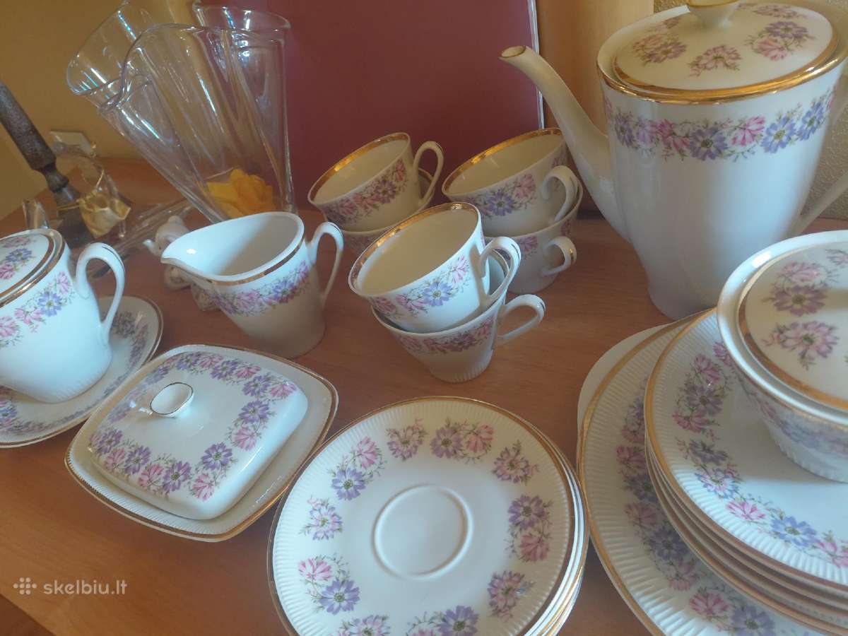 Senovinis porceleno servyzas arbatai - nuotraukos Nr. 2