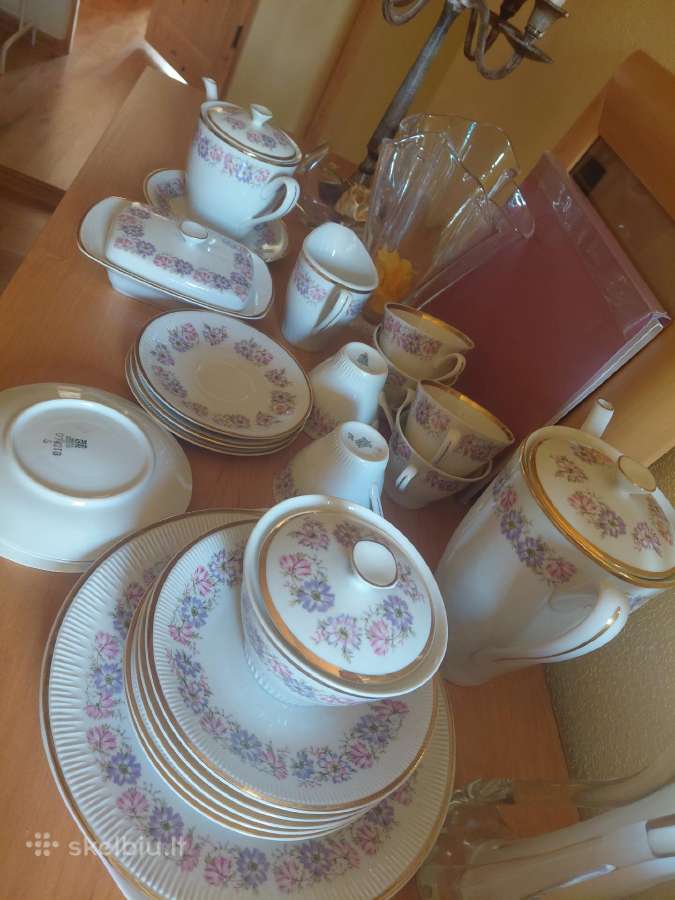Senovinis porceleno servyzas arbatai - nuotraukos Nr. 4