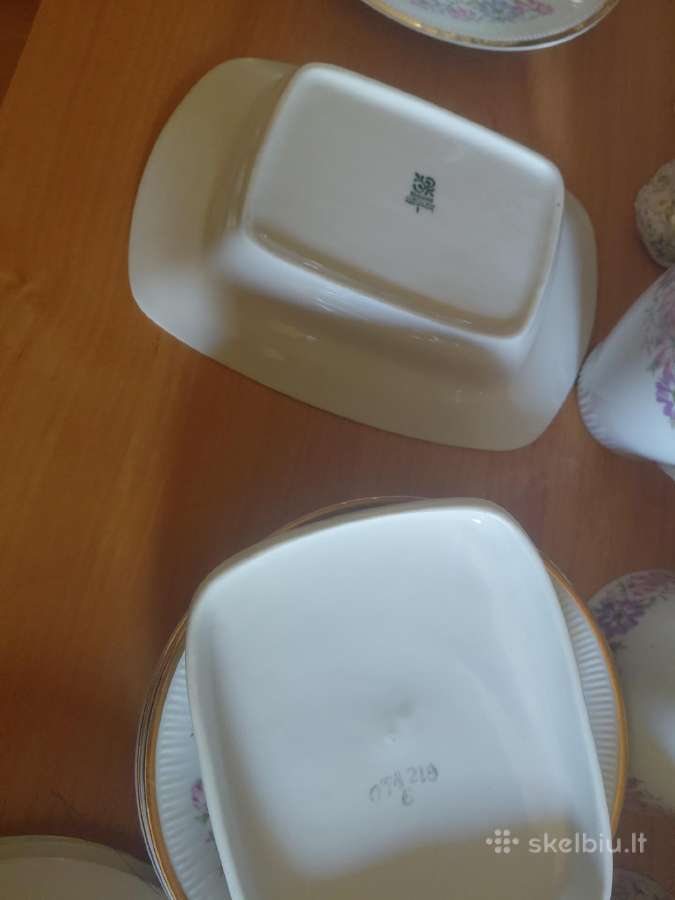 Senovinis porceleno servyzas arbatai - nuotraukos Nr. 6