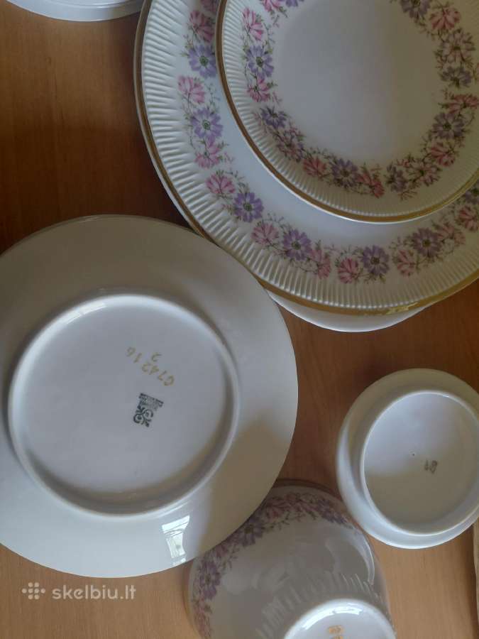 Senovinis porceleno servyzas arbatai - nuotraukos Nr. 7