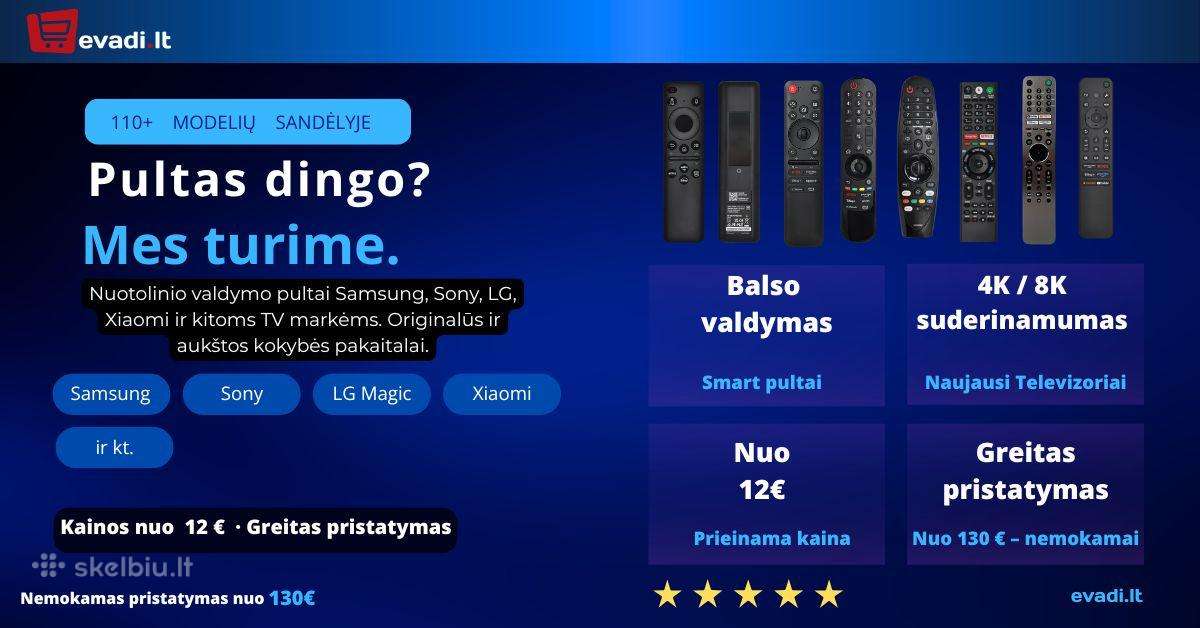 Išmanus TV pultas – tinkamas tavo televizoriui