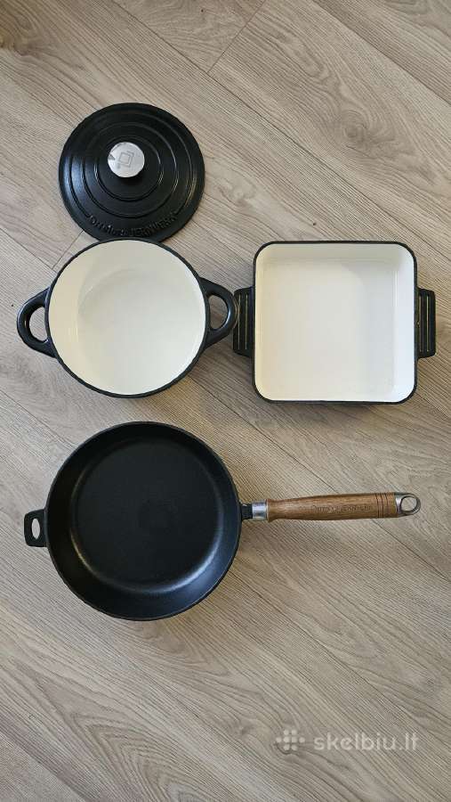 Ketaus puodai Orrefors Jernverk