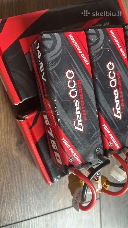 Mazai naudotos gens ace Lipo 6750mah 4S 60c bateri - nuotraukos Nr. 5